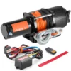 SucceBuy 4500lbs ATV/UTV Electric Winch 12V DC with 39 ft Synthetic Rope Wireless & Wired RemoteControl IP55 Waterproof for Jeep