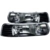 Anzo USA Crystal Headlight Set — Chevrolet Silverado 1500 (1999-2002) +13 more