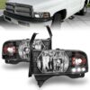 Anzo USA Crystal Headlight Set — Dodge Ram 1500 (1994) +8 more