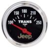 AutoMeter Gauge, Transmission Temp, 2 1/16in., 250 F, Elec, Jeep