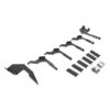 Go Rhino V-Series V3, Rb30 And Rb Slim Side Steps-Mounting Brackets Only — Ford Ranger (2019-2025)